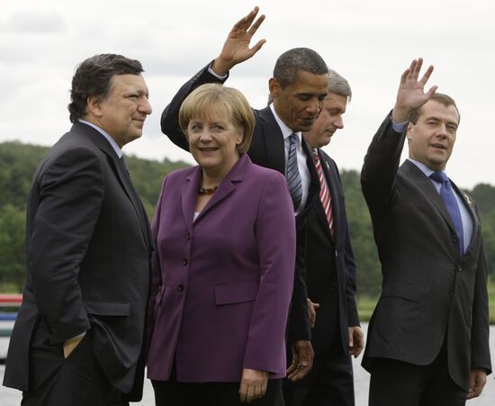 Dmitry Medvedev attends G8 summit in Canada