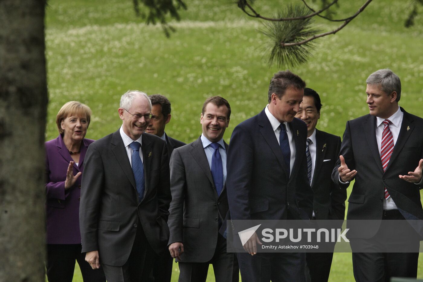 Dmitry Medvedev attends G8 summit in Canada