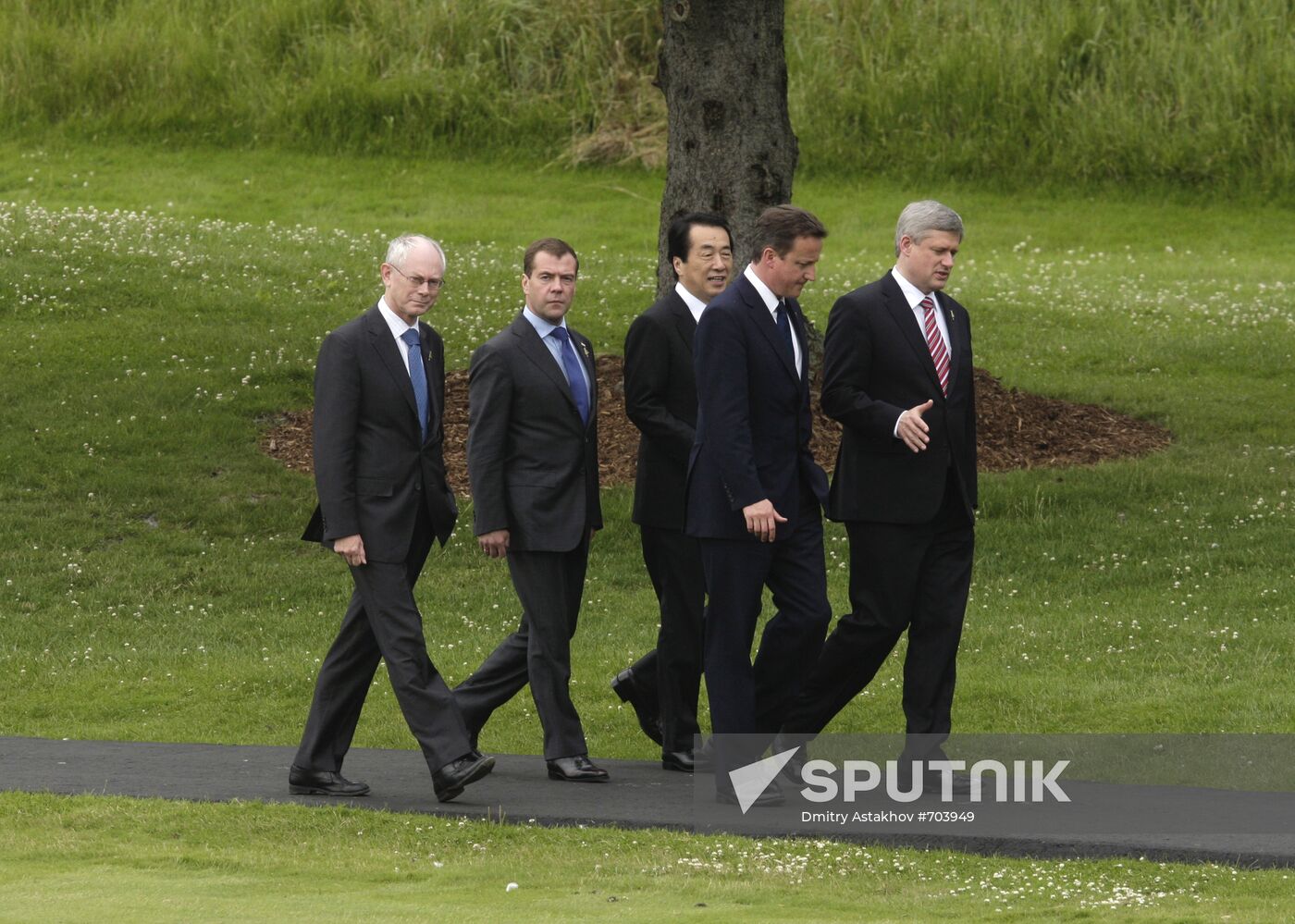 Dmitry Medvedev attends G8 summit in Canada