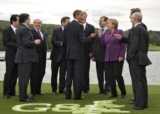 Dmitry Medvedev attends G8 summit in Canada