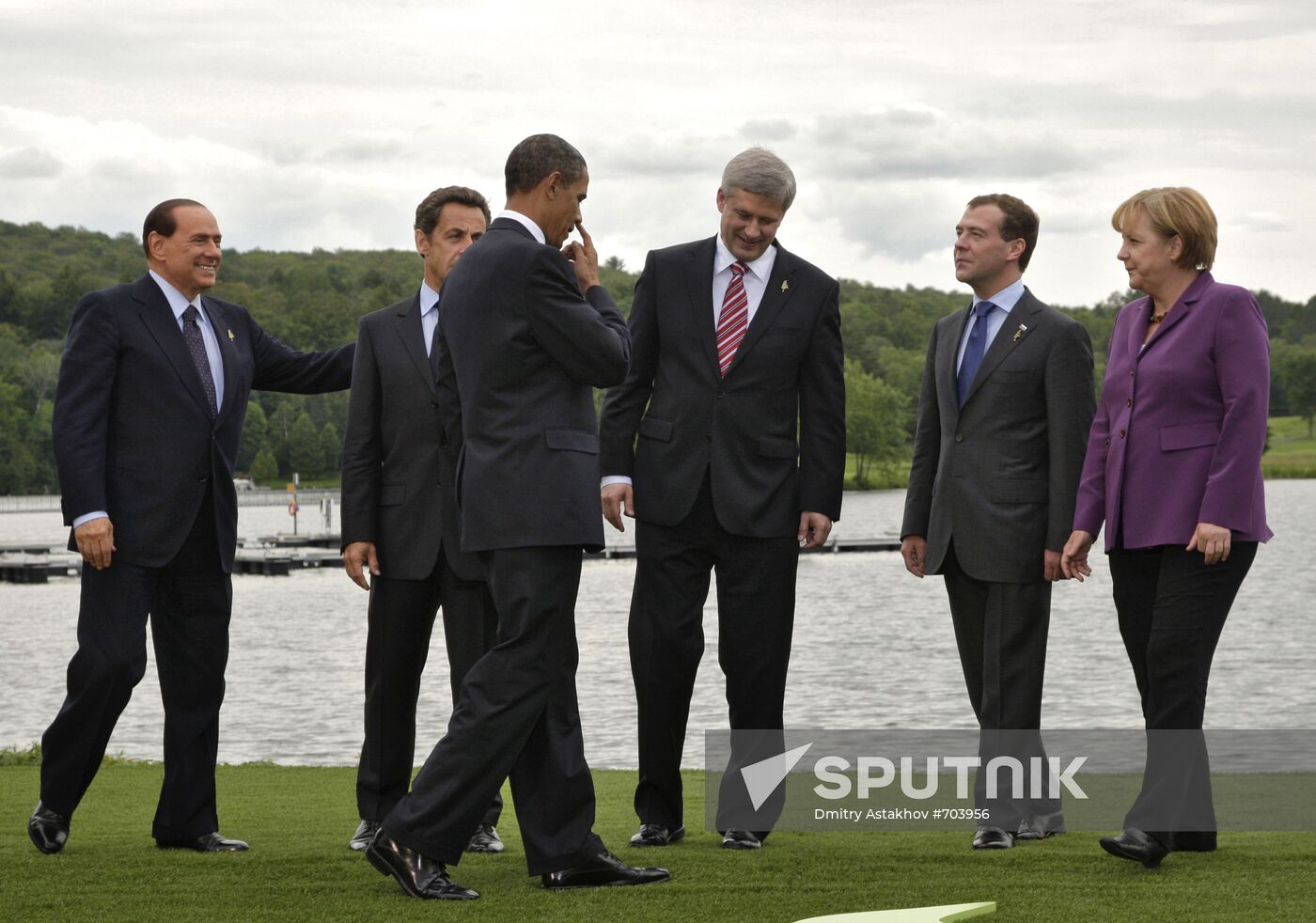 Dmitry Medvedev attends G8 summit in Canada