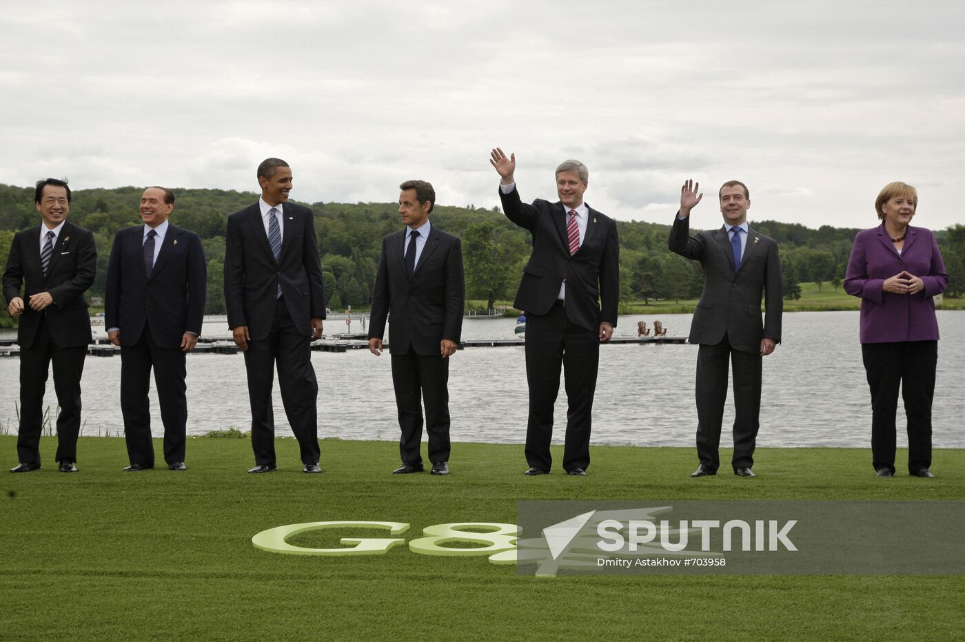 Dmitry Medvedev attends G8 summit in Canada