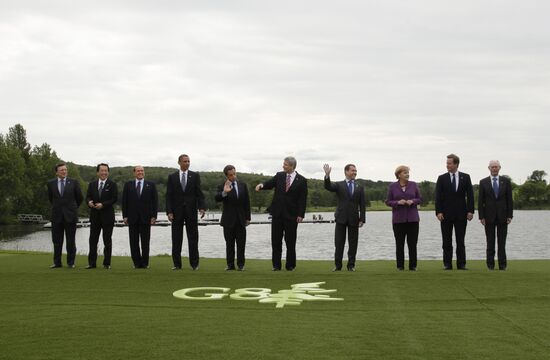 Dmitry Medvedev attends G8 summit in Canada