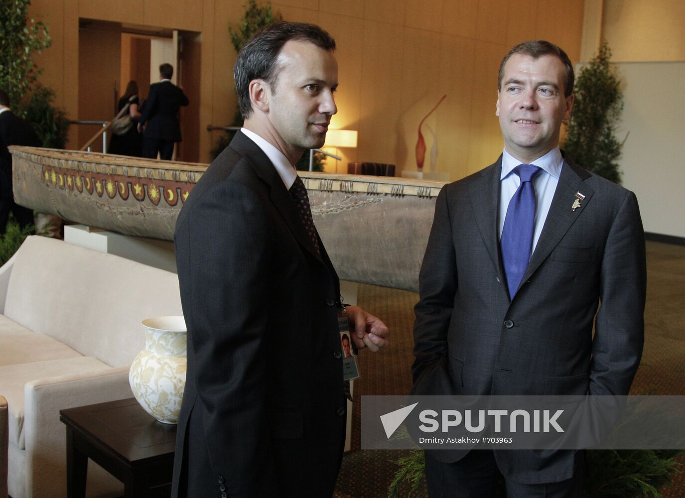 Dmitry Medvedev attends G8 summit in Canada