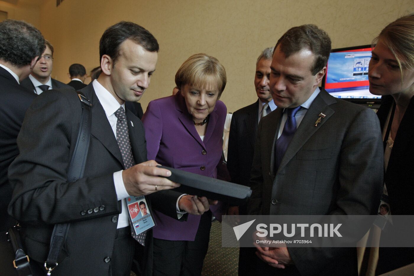 Dmitry Medvedev attends G8 summit in Canada