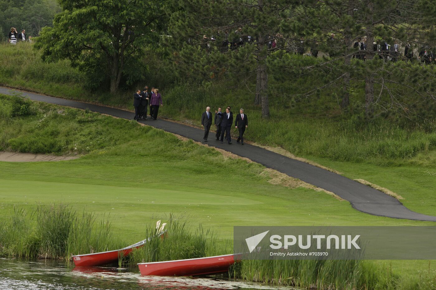 Dmitry Medvedev attends G8 summit in Canada