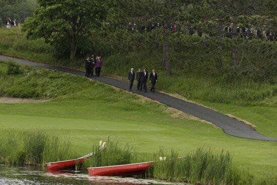 Dmitry Medvedev attends G8 summit in Canada