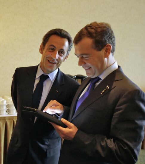 Dmitry Medvedev attends G8 summit in Canada