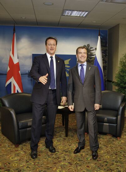 Dmitry Medvedev attends G8 summit in Canada