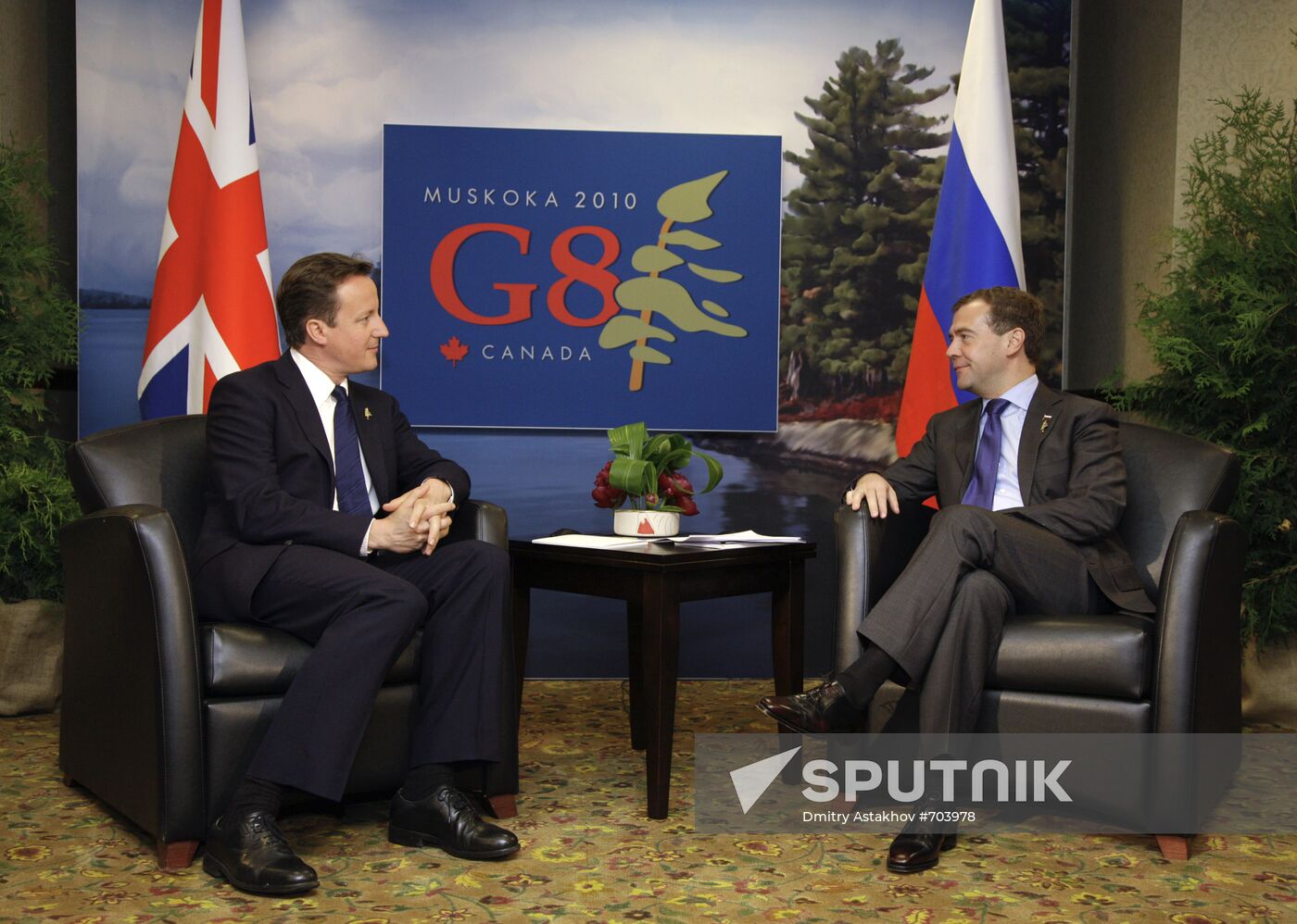 Dmitry Medvedev attends G8 summit in Canada