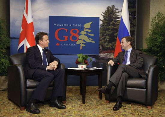 Dmitry Medvedev attends G8 summit in Canada