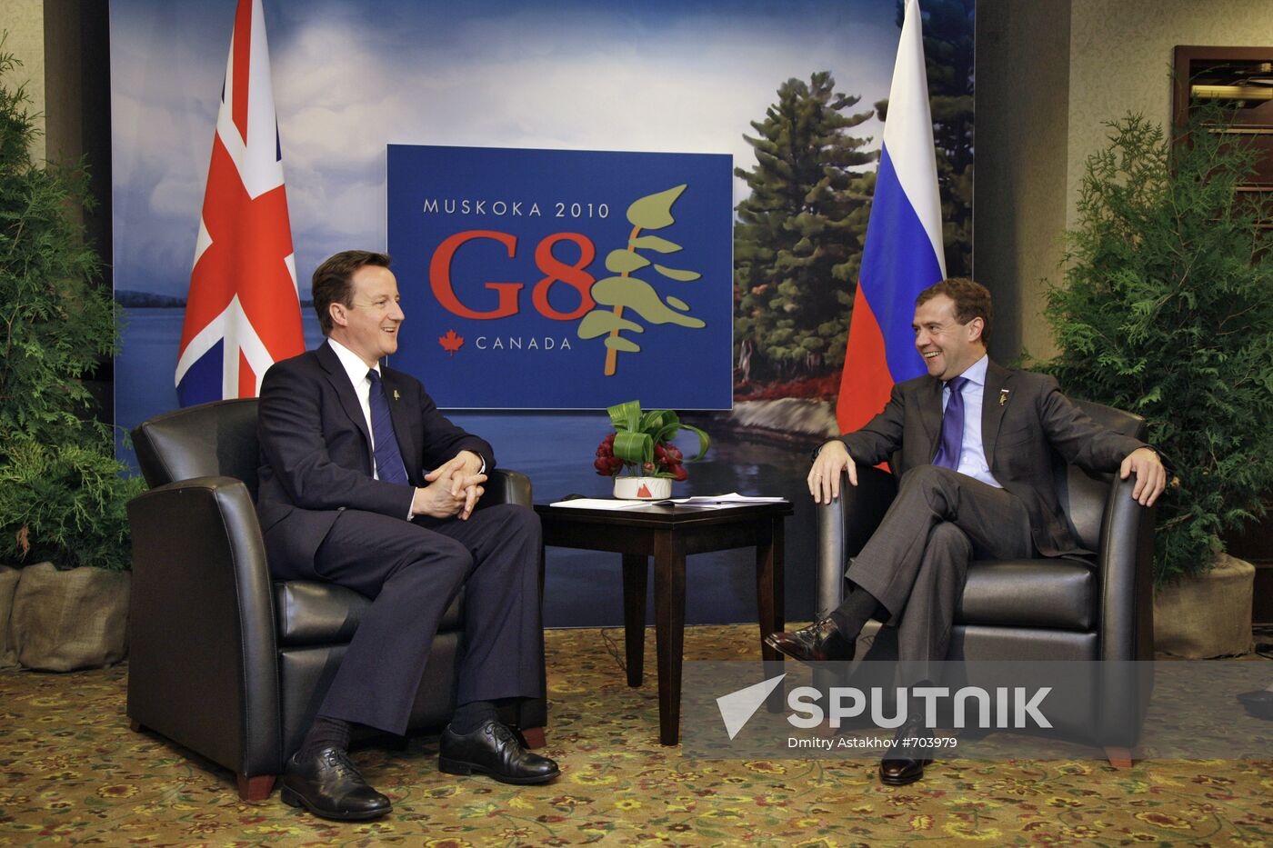 Dmitry Medvedev attends G8 summit in Canada