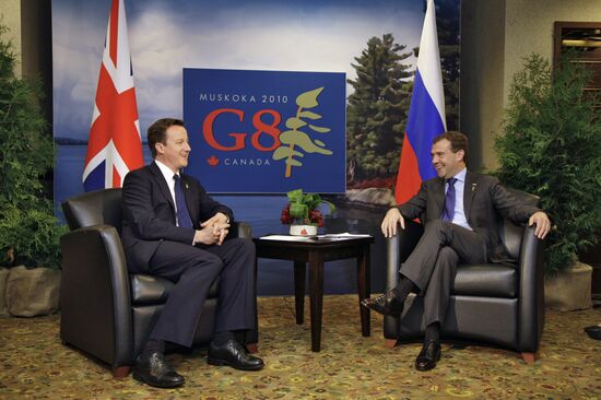 Dmitry Medvedev attends G8 summit in Canada
