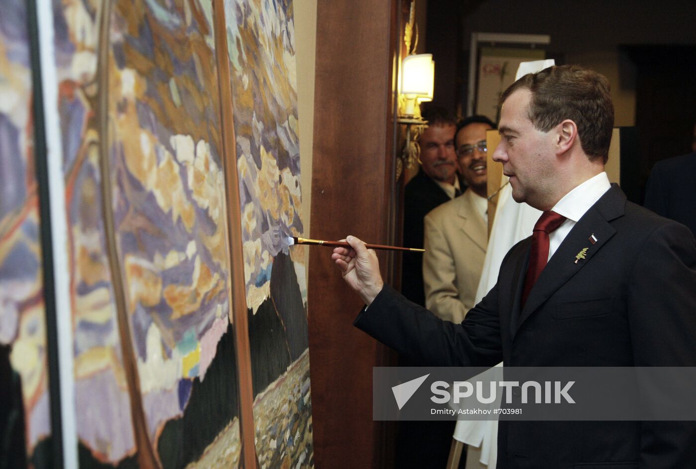 Dmitry Medvedev attends G8 summit in Canada