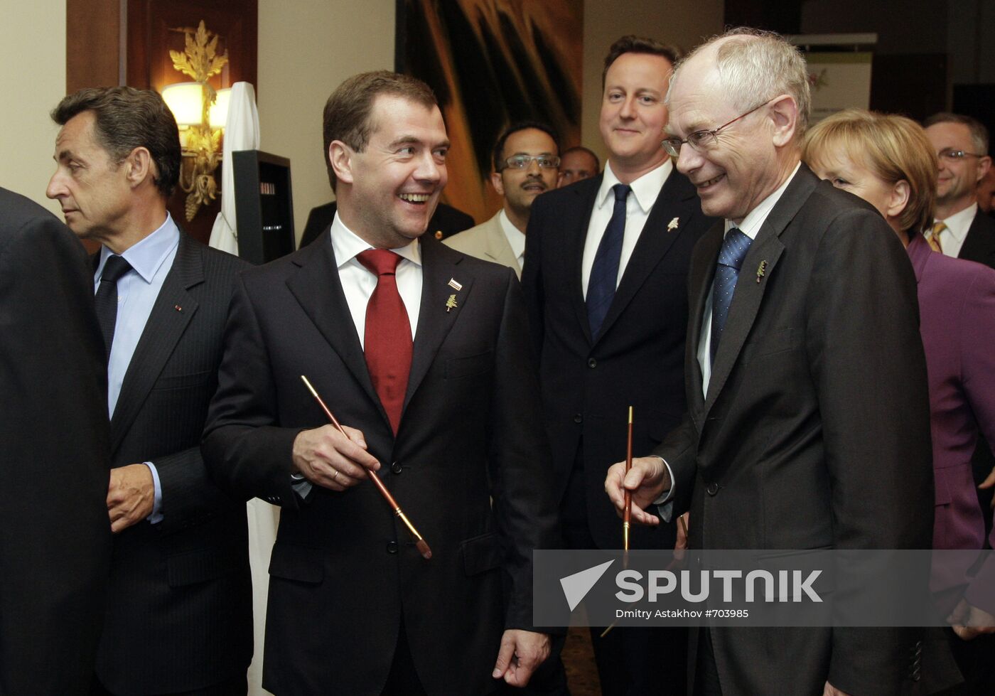 Dmitry Medvedev attends G8 summit in Canada