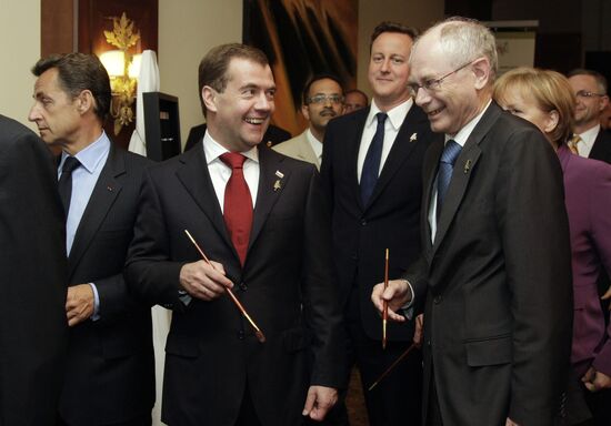 Dmitry Medvedev attends G8 summit in Canada