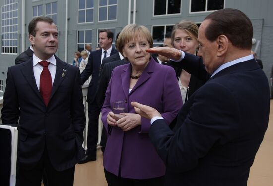 Dmitry Medvedev attends G8 summit in Canada