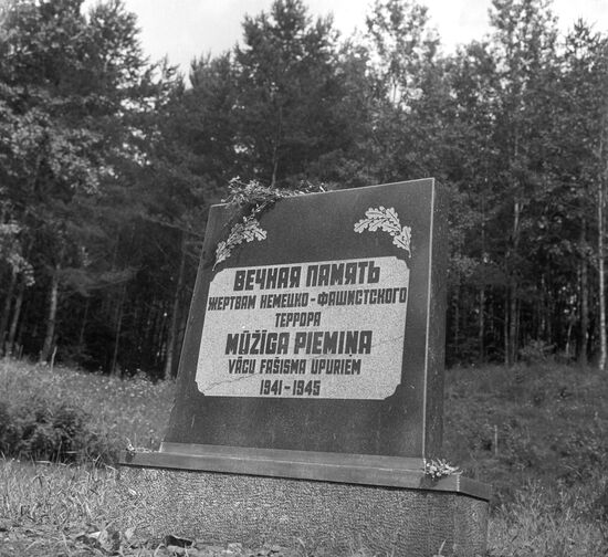 World War II victims burial site in Audrini