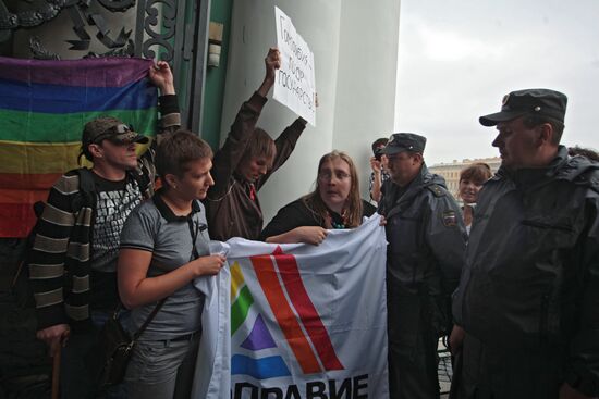 Gay Parade in St Petersburg