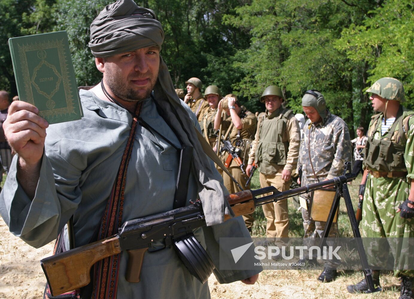 Re-enactment of Afghan War Episode