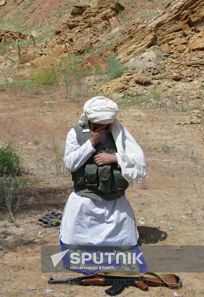 Re-enactment of Afghan War Episode