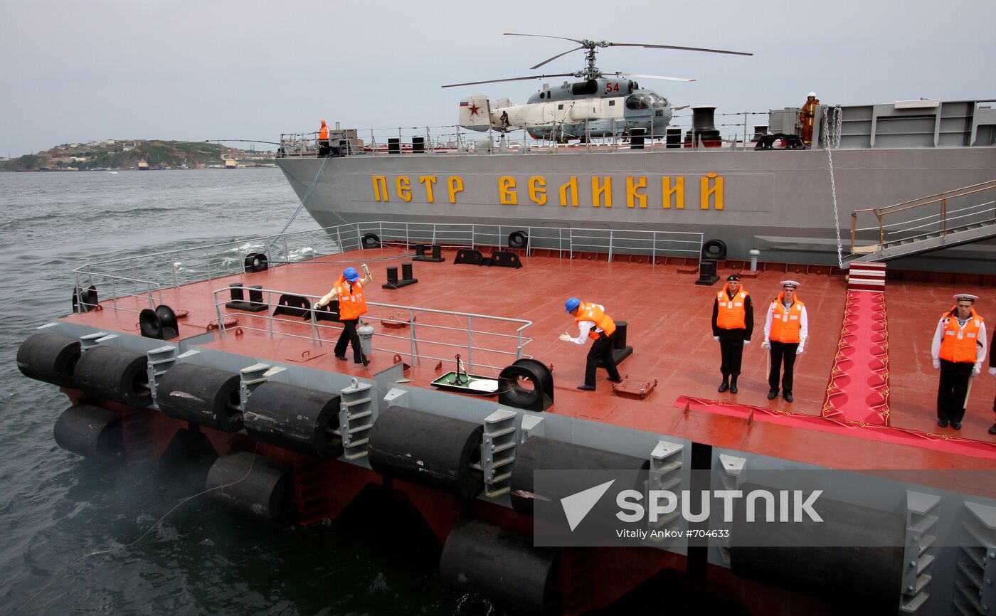 Joint sailing of various fleets' vessels in Primorye