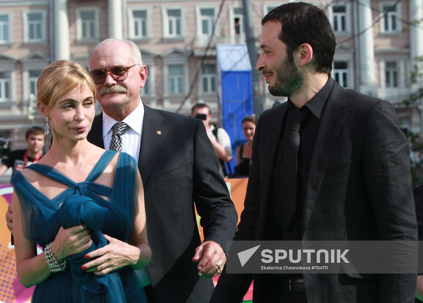 Nikita Mikhalkov, Emmanuell Beart and Michael Cohen