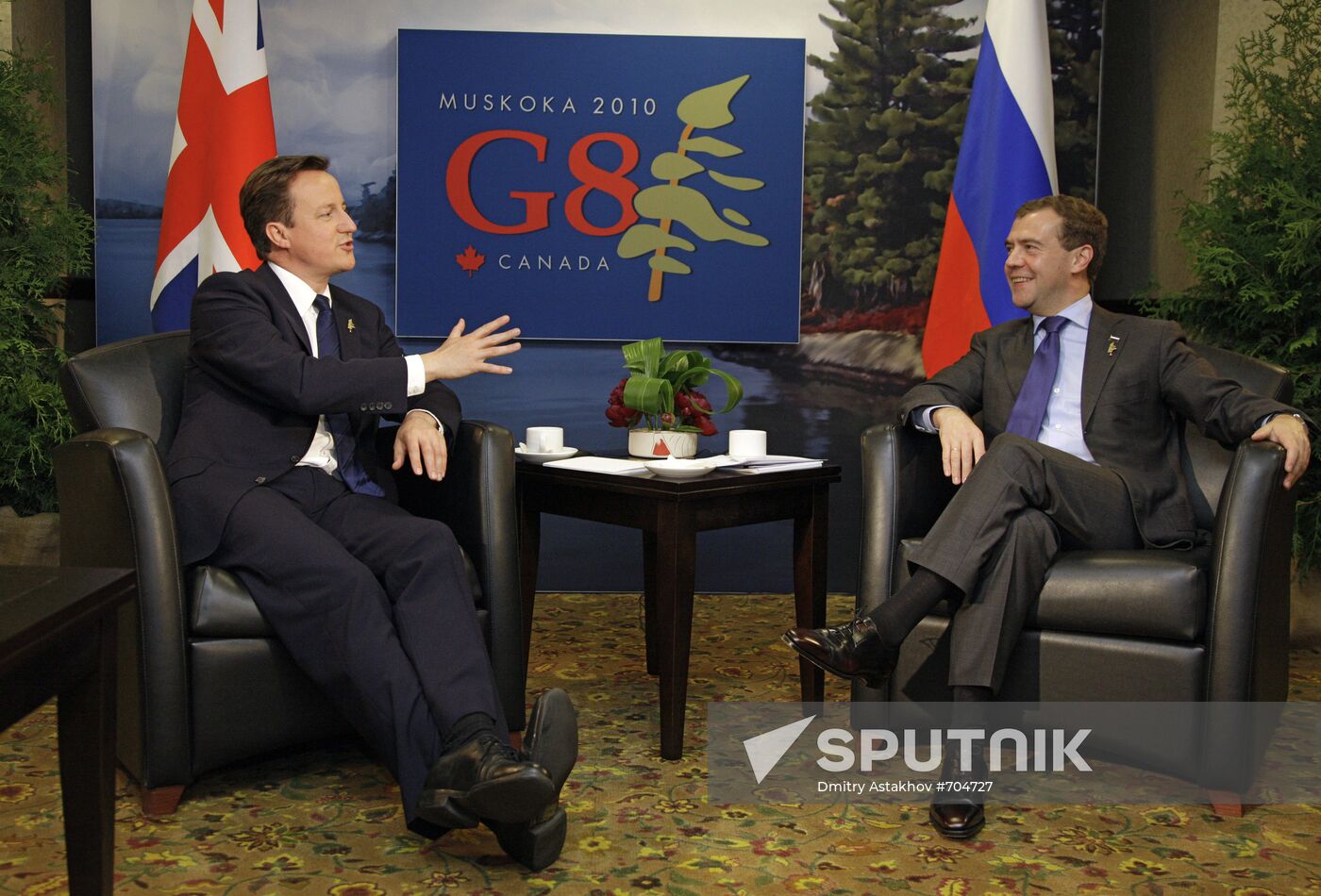 Dmitry Medvedev, David Cameron