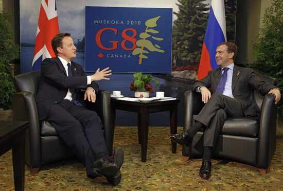 Dmitry Medvedev, David Cameron
