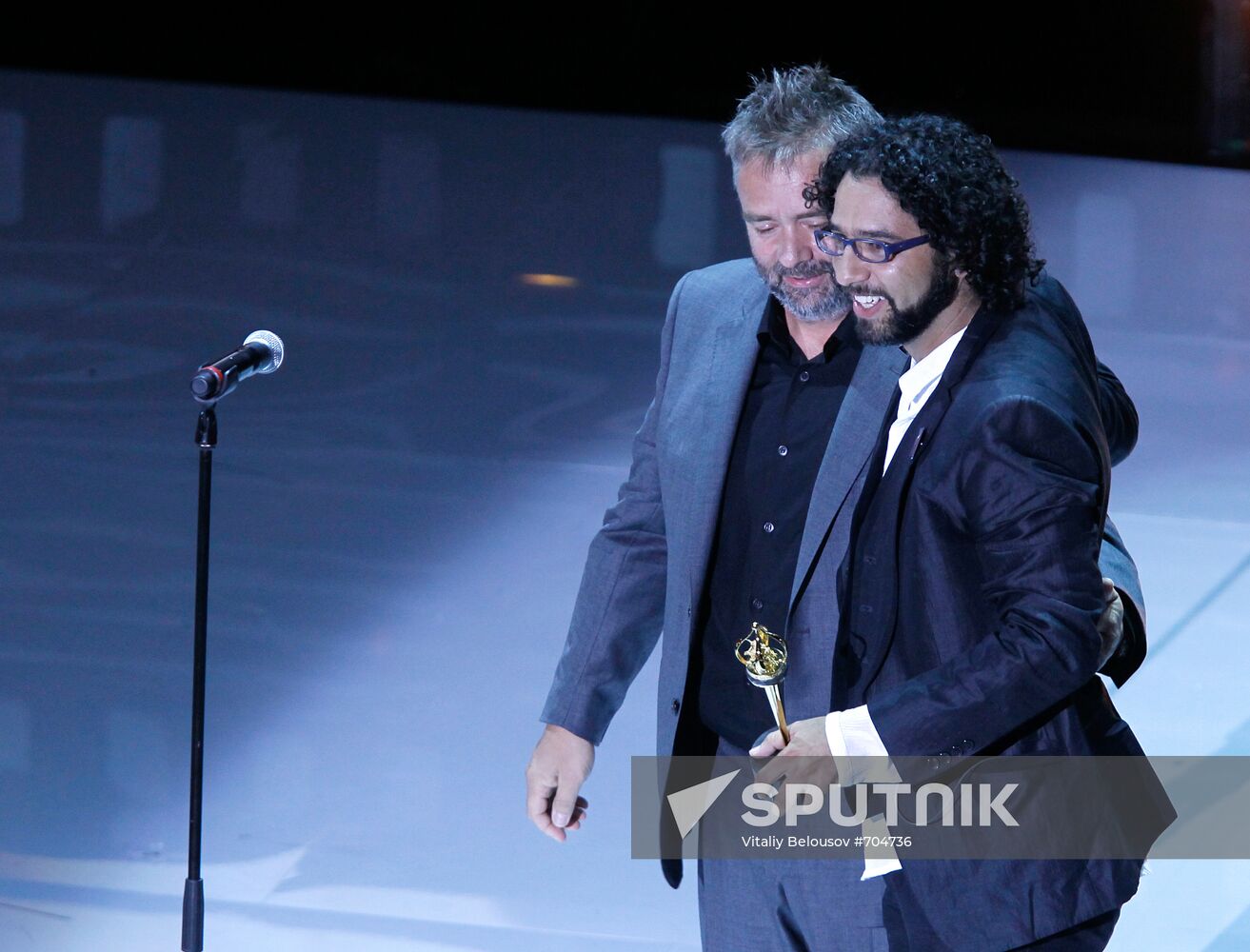 Luc Besson and Marcel Rasquin