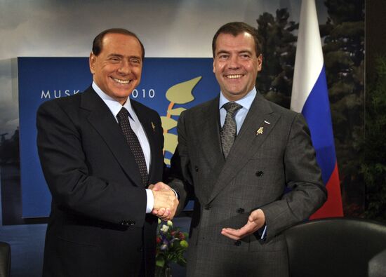 Dmitry Medvedev, Silvio Berlusconi