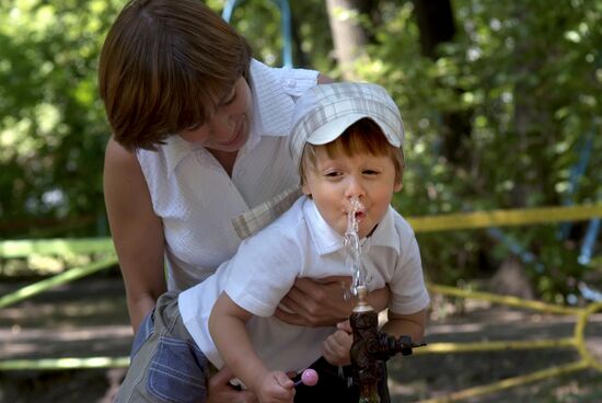 Summer heat in Ulyanovsk