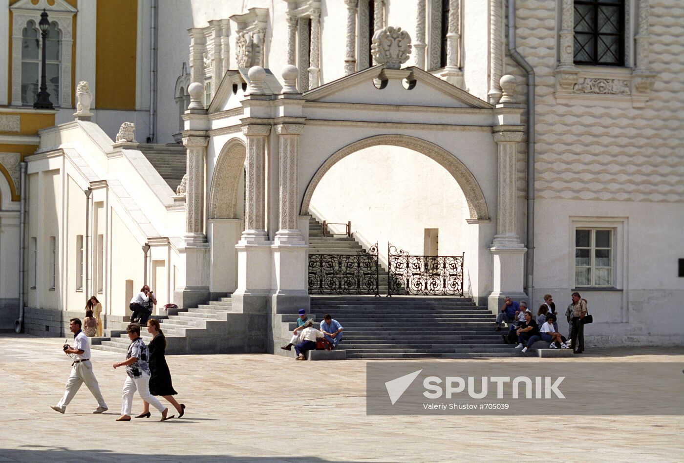 Red Porch leads to Palace of Facets of Moscow Kremlin