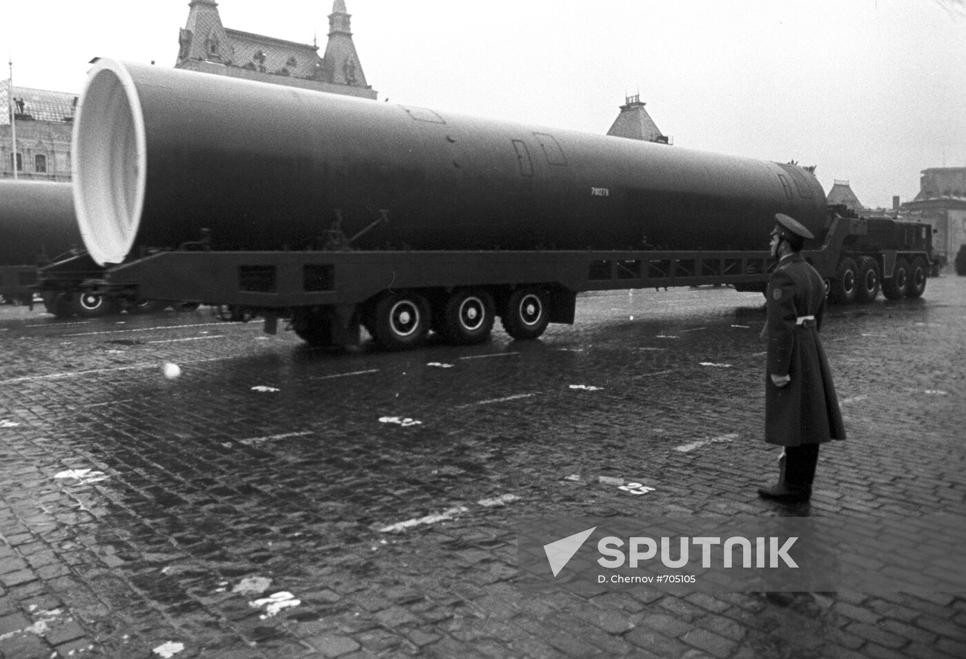 Military parade on the Red Square