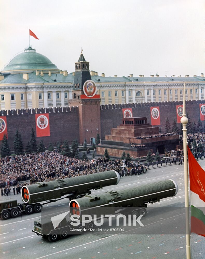 Victory Day military parade on Red Square