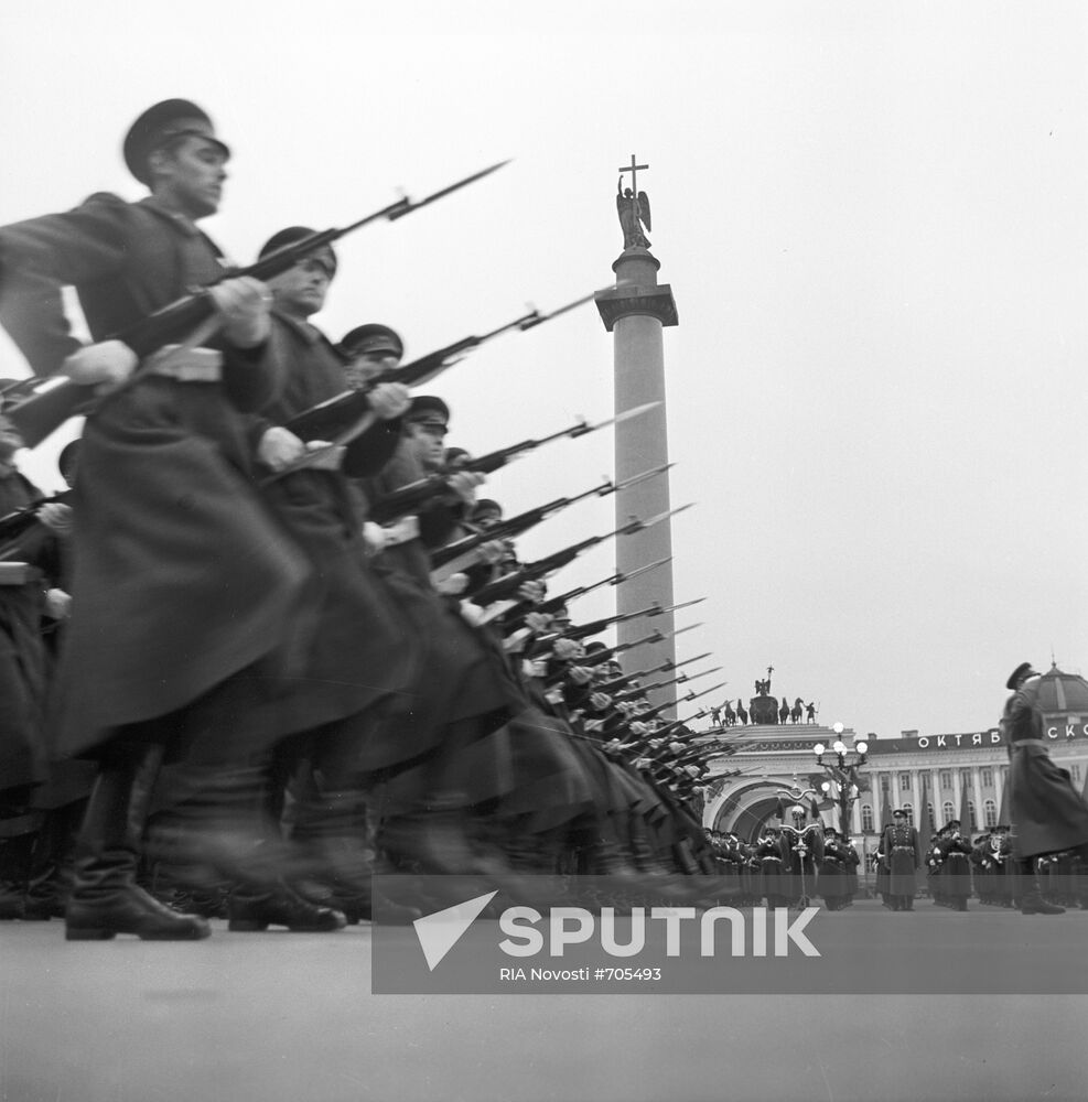 Parade in Palace Square