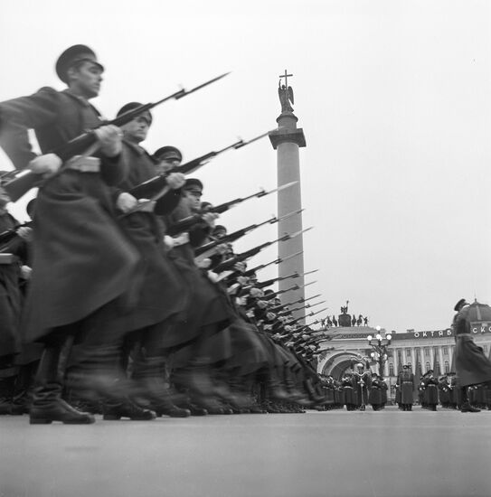 Parade in Palace Square