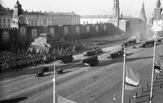 Military parade in Red Square