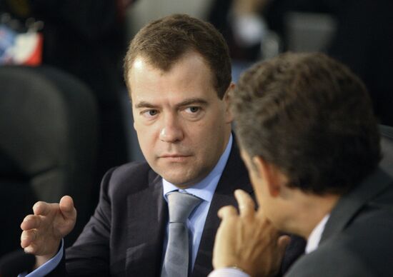 Dmitry Medvedev at G20 Summit in Toronto