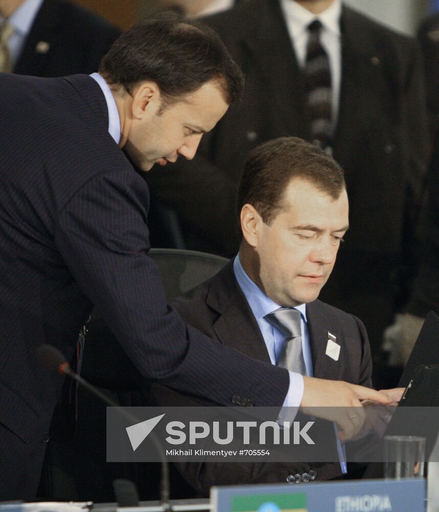 Dmitry Medvedev at G20 Summit in Toronto