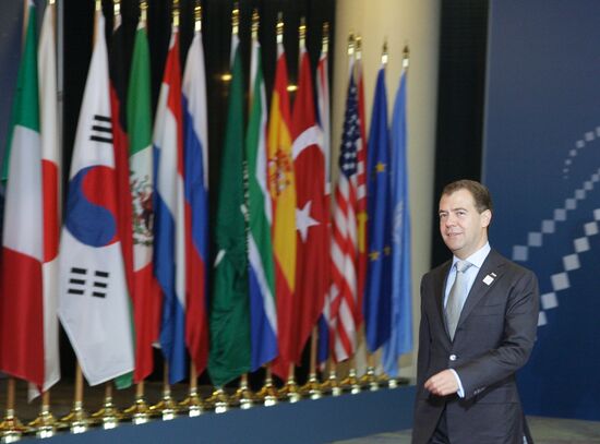 Dmitry Medvedev at G20 Summit in Toronto