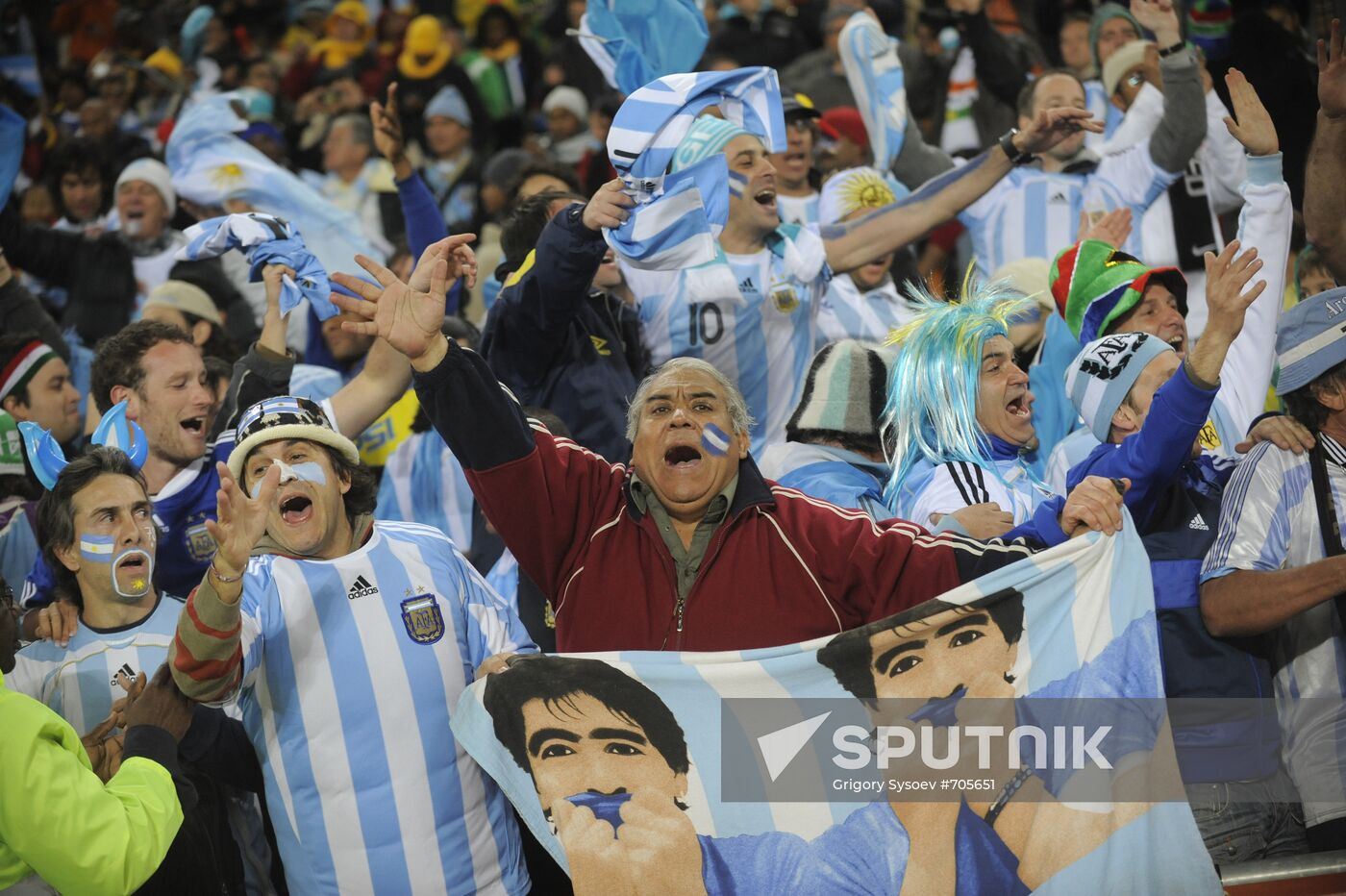 Fans of Argentina national team