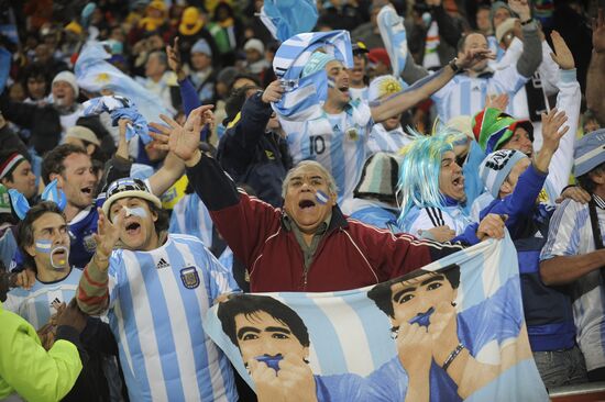 Fans of Argentina national team