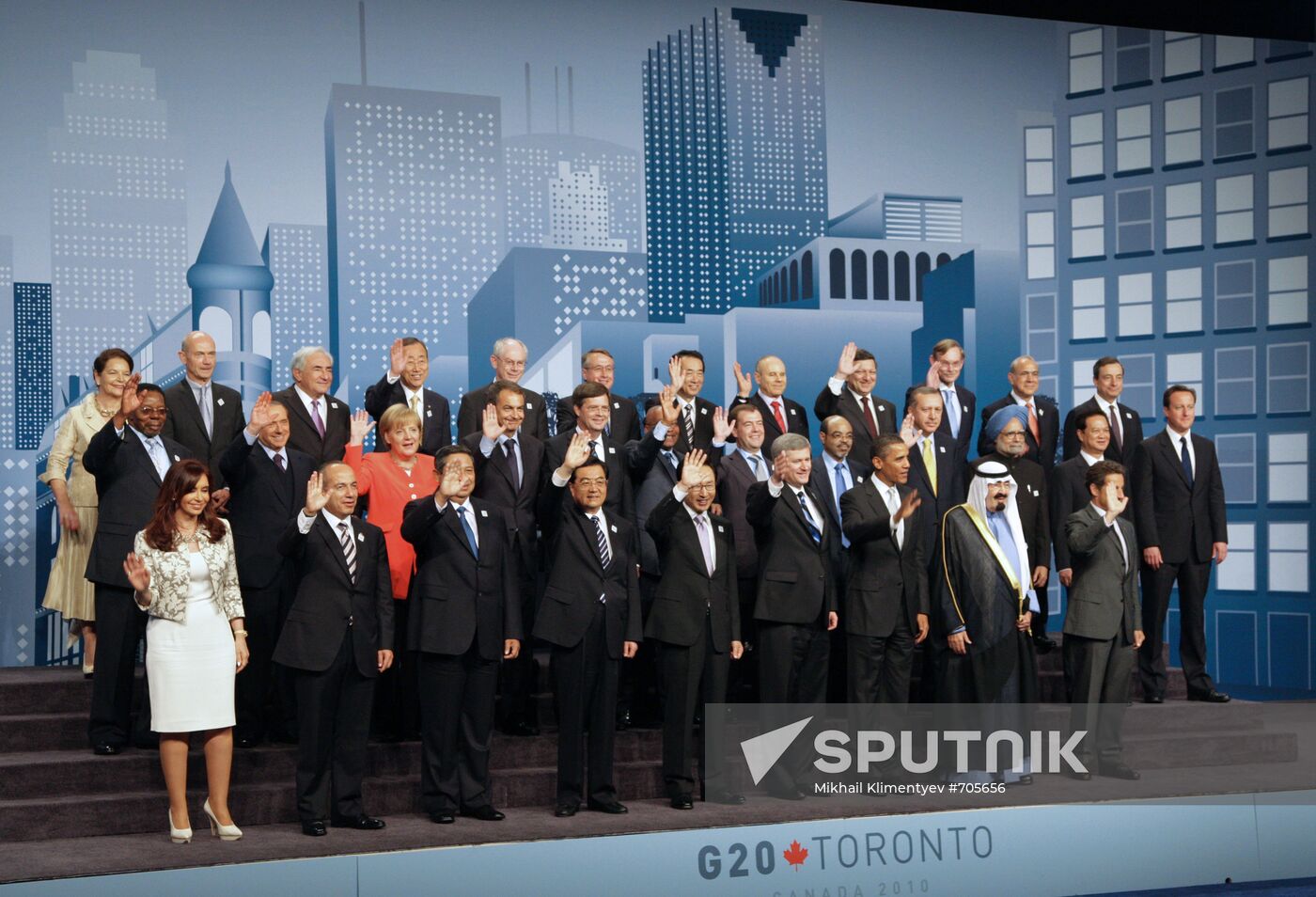 Dmitry Medvedev attends G20 summit in Toronto