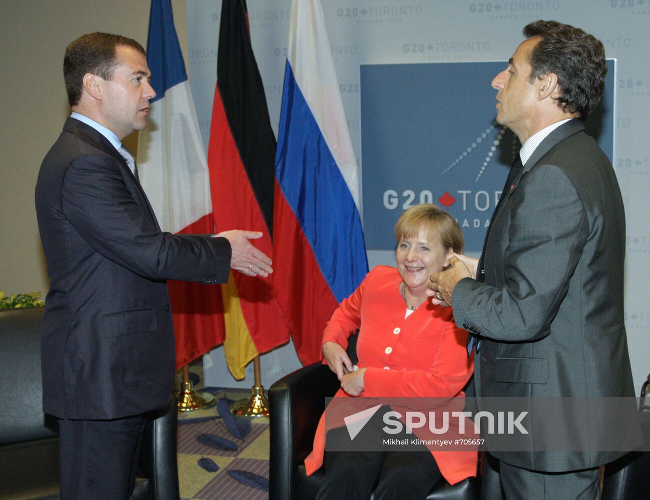 Dmitry Medvedev attends G20 summit in Toronto