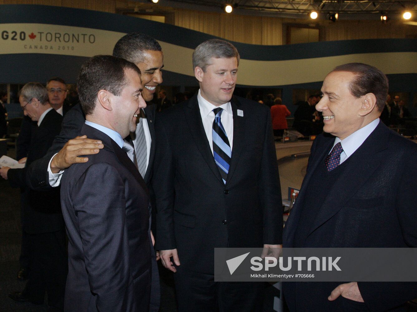 Dmitry Medvedev attends G20 summit in Toronto