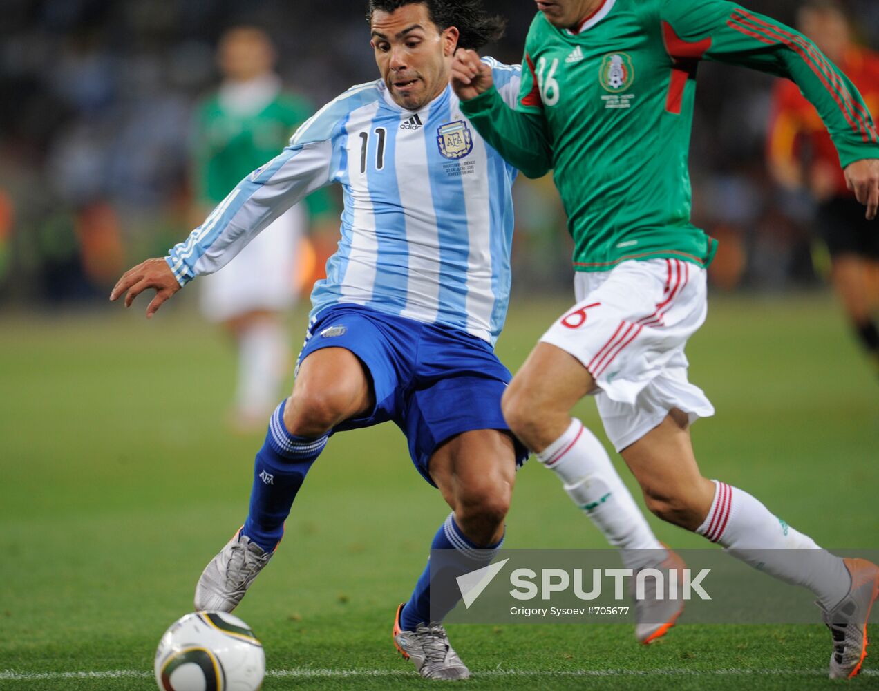 FIFA World Cup 2010. Argentina vs. Mexico