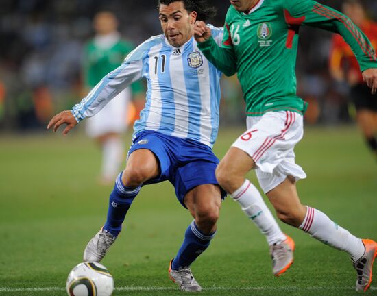 FIFA World Cup 2010. Argentina vs. Mexico
