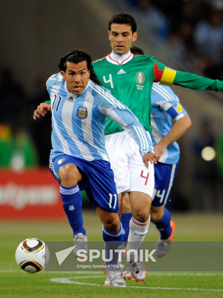 FIFA World Cup 2010. Argentina vs. Mexico