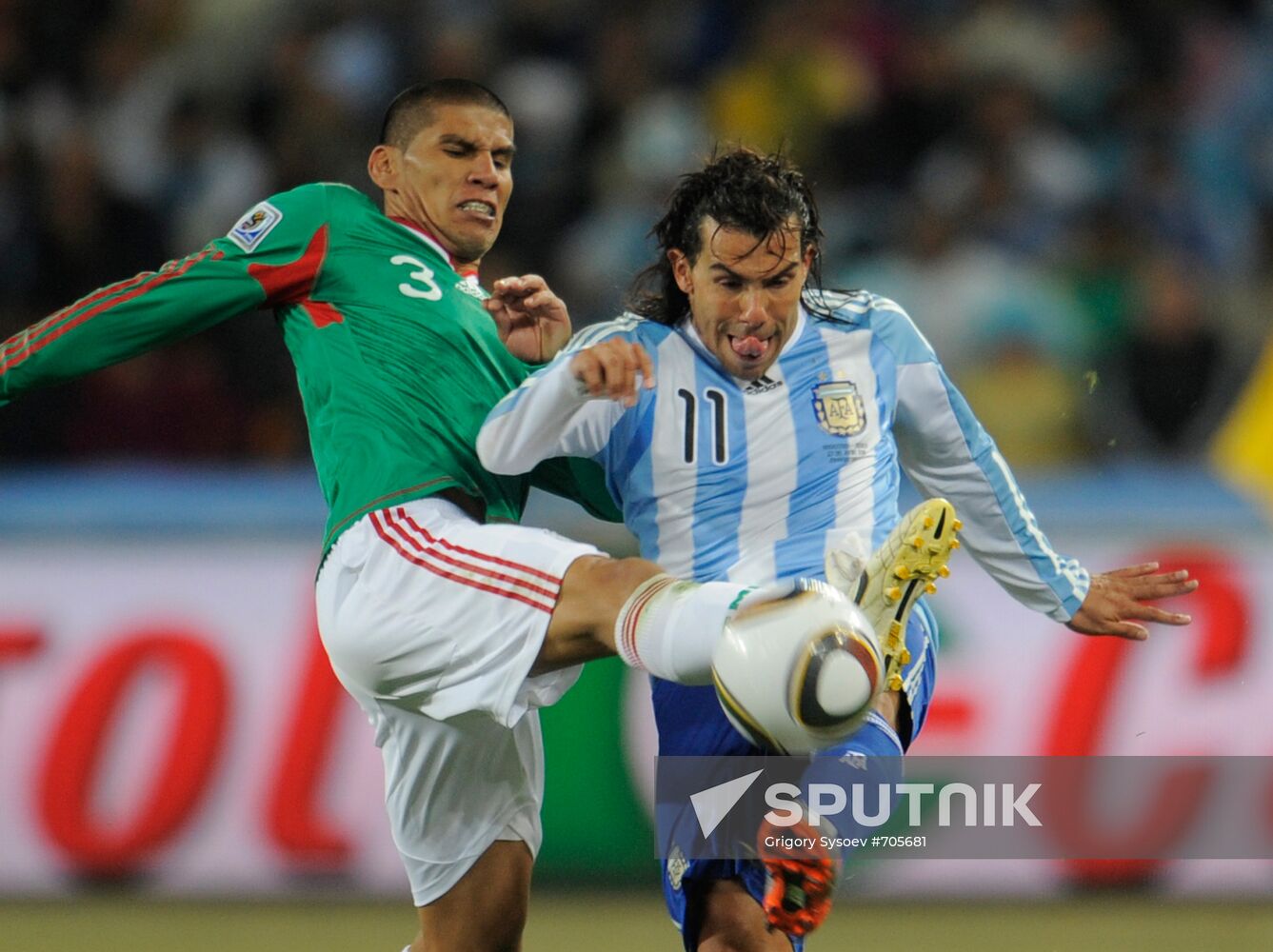 FIFA World Cup 2010. Argentina vs. Mexico